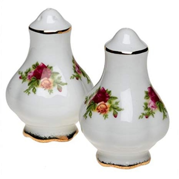 ROYAL ALBERT OLD COUNTRY ROSE PEPPER/SHAKER SET - Picture 2 of 3
